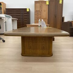 A-601【リユースのサカイ野々市店】ジモティ来店特価‼ ローテーブル 木製  木目調 ブラウン クリーニング済みの画像