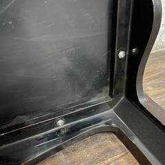 🔷🔶🔷ww5/33 津軽塗 座卓 羽脚 天然木 伝統工芸品 唐塗 漆 漆塗 漆芸 和モダン 和家具 テーブル ローテーブル 机 ★直接引取歓迎◎🔷🔶🔷の画像