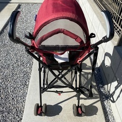 軽量 コンパクト 折りたたみ B型ベビーカー ベビーバギー ネビオ Nebioの画像