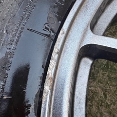 スタッドレスタイヤ＆アルミホイール 4本セット（ナット付き）の画像