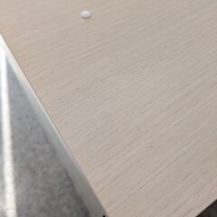 【ちょうどいいサイズ感】キャビネット ニトリ NITORI マーレ9060WW サイドボード 食器棚 収納家具 観音扉 組立家具(完成品) 幅60cm：ホワイトウォッシュの画像