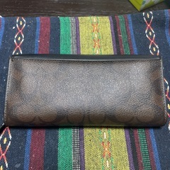 coach長財布　　　　黒✖️ブラウンの画像