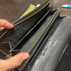 coach長財布　　　　黒✖️ブラウンの画像