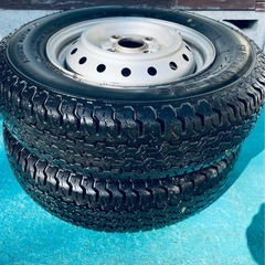 ❗️新品状態❗️145R12 6PR LT 製造年 2025年6月タイヤ2本YOKOHAMA スズキキャリイ軽トラのタイヤの画像