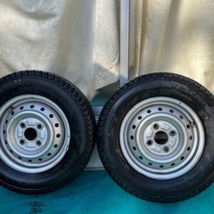 ❗️新品状態❗️145R12 6PR LT 製造年 2025年6月タイヤ2本YOKOHAMA スズキキャリイ軽トラのタイヤの画像