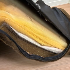 サンワダイレクト 座椅子 コンパクト リクライニング 低反発ウレタン マイクロファイバー生地 折りたたみ ブラウン の画像