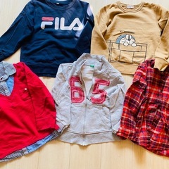 男児服120cm10点セットの画像