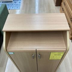 A-603【リユースのサカイ野々市店】ジモティ来店特価‼ シューズボックス 木目調 木製 ライトブラウン 茶色 クリーニング済みの画像