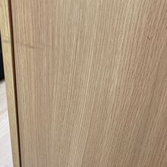 A-603【リユースのサカイ野々市店】ジモティ来店特価‼ シューズボックス 木目調 木製 ライトブラウン 茶色 クリーニング済みの画像