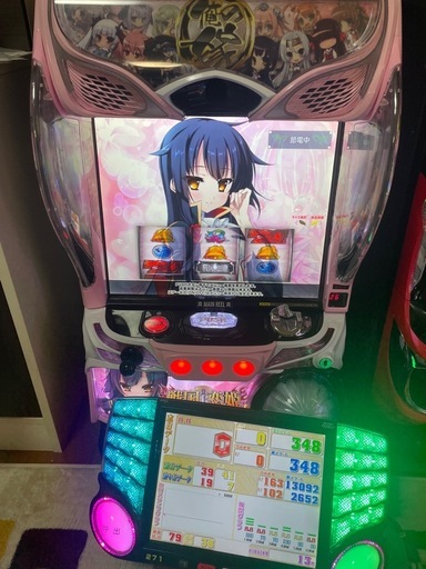 パチスロ 戦国恋姫 実機 オートコントローラー、データランプ付き