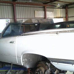 Mベンツ107-560SLレストア-途中車.560SL部品取り車2台で350万にて販売の画像