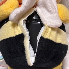 プーさん ブーフ スヌーピー他　ぬいぐるみ　丸い空き缶の画像