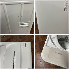 🔷🔶🔷ww5/26 Panasonic パナソニック NA-F6B2 全自動洗濯機 6kg 動作確認済 中古 家電 洗濯機 2023年製 ★直接引取歓迎 ◎🔷🔶🔷の画像