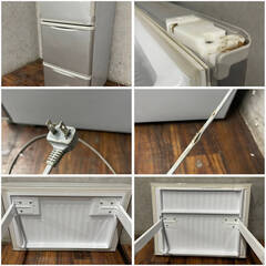 🔷🔶🔷ww5/29 SHARP シャープ SJ-WA35B-S ノンフロン冷凍冷蔵庫 3ドア 左右両開き 350L 2015年製 3ドア冷蔵庫 冷蔵庫 中古 家電 ★直接引取歓迎◎🔷🔶🔷の画像