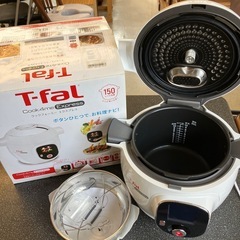 M2511-323 T-fal Cook4me Express 未来型クッキングサポーター CY8511JP ホワイト 2020年製 レシピ内蔵150 通電確認済み 中古美品 の画像