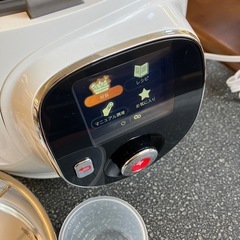 M2511-323 T-fal Cook4me Express 未来型クッキングサポーター CY8511JP ホワイト 2020年製 レシピ内蔵150 通電確認済み 中古美品 の画像