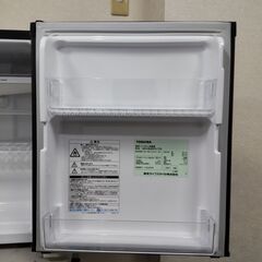TOSHIBA 東芝冷蔵庫 1ドア GR-HB40PA(TS) 外形寸法 幅425mm x 奥行450mm x 高さ520mm 定格内容積38L 2021年製の画像