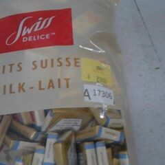 コストコ商品番号　590019　スイスデリス ミルクチョコレート 1.5kg　A17306の画像