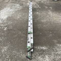 🔷🔶🔷ww5/27 2連はしご 全長5m20cm 縮長3m アルミ 梯子 はしご スライダー 高所 現場 工事 昇降器具 ★直接引取限定◎🔷🔶🔷の画像