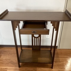 ヴィンテージ竹製コンソールテーブル【町田市再生家具】　252424の画像