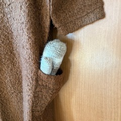 もこもこワンピース　ブラウンの画像