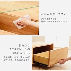 猫家具　ローテーブルの画像