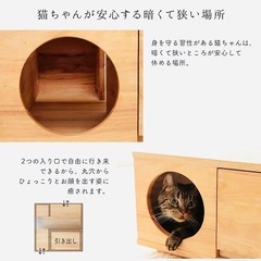 猫家具　ローテーブルの画像