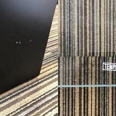 ☆TEMPERED ガラステーブル ローテーブル センターテーブル モダン おしゃれ 約60×120㎝ インテリア 中古（NF251121）Zi-2337の画像