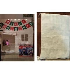 キッズテント プレイハウス プレイテント 子供テント お家型 室内用 子供部屋の画像