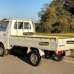 【K-0046】日産 ニッサン バネット UGJNC22 H4年式 ディーゼル 4WD トラック 平ボディ 低走行車 5千km　車検付き　最大積載量850kg　茨城県の画像