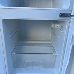 ハイアール　冷凍冷蔵庫　ミニ2ドア　JR-N85A 2015年製の画像