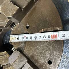 🔷🔶🔷ww5/20 四つ爪単動チャック 旋盤チャック　直径3000mm 中古 工具 旋盤 四つ爪チャック 丸材 クランプ 道具 ★直接引取歓迎🔷🔶🔷の画像