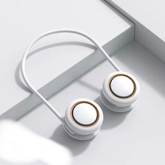 折りたたみ式 首掛け扇風機 フレキシブル 熱中症対策の画像