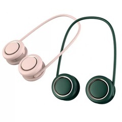 折りたたみ式 首掛け扇風機 フレキシブル 熱中症対策の画像