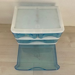11月末で処分【前橋市直接受け渡し】小物収納　引き出し　スタッキング　パスポート　ペンなど文房具用の画像