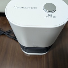 山善　セラミックファンヒーターの画像