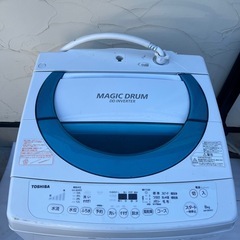 TOSHIBA マジックドラム　全自動洗濯機　8.0kg 2017年製の画像