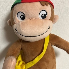 おさるのジョージ　ぬいぐるみ　タグ付きの画像