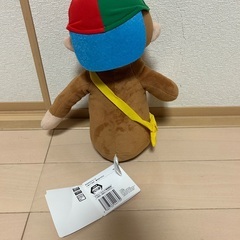 おさるのジョージ　ぬいぐるみ　タグ付きの画像