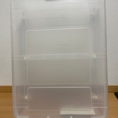 【0円】ニトリ ベッド下収納ボックス（キャスター付き）×2の画像