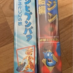 VHS ディズニー作品2点　　「アラジン」「ティモンとプンバ」の画像