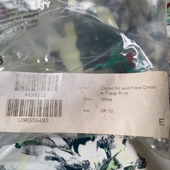 asos　ワンピース　未使用の画像