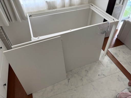 IKEA 拡張テーブルVIHALS ヴィーハルス（白）
