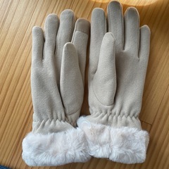 新品　レディース　手袋　モコモコの画像