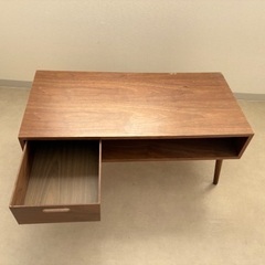 サイドテーブル（シンプルモダン）、引出し付きの画像