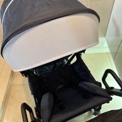 カトージ ベビーカー　二人でゴー&リアシートセット/ネイビーの画像