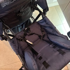 カトージ ベビーカー　二人でゴー&リアシートセット/ネイビーの画像