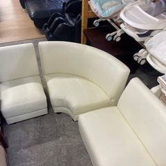 コーナーソファー　3点セットの画像