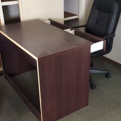 オフィスセット 応接セット【二人掛け椅子・一人掛け椅子・ガラステーブル】 別途、美品机・椅子　※引き取り限定の画像