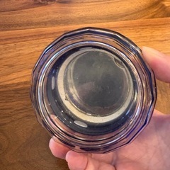 昭和レトロアンティーク砂糖ガラスシュガーポット　ガラス製品の画像